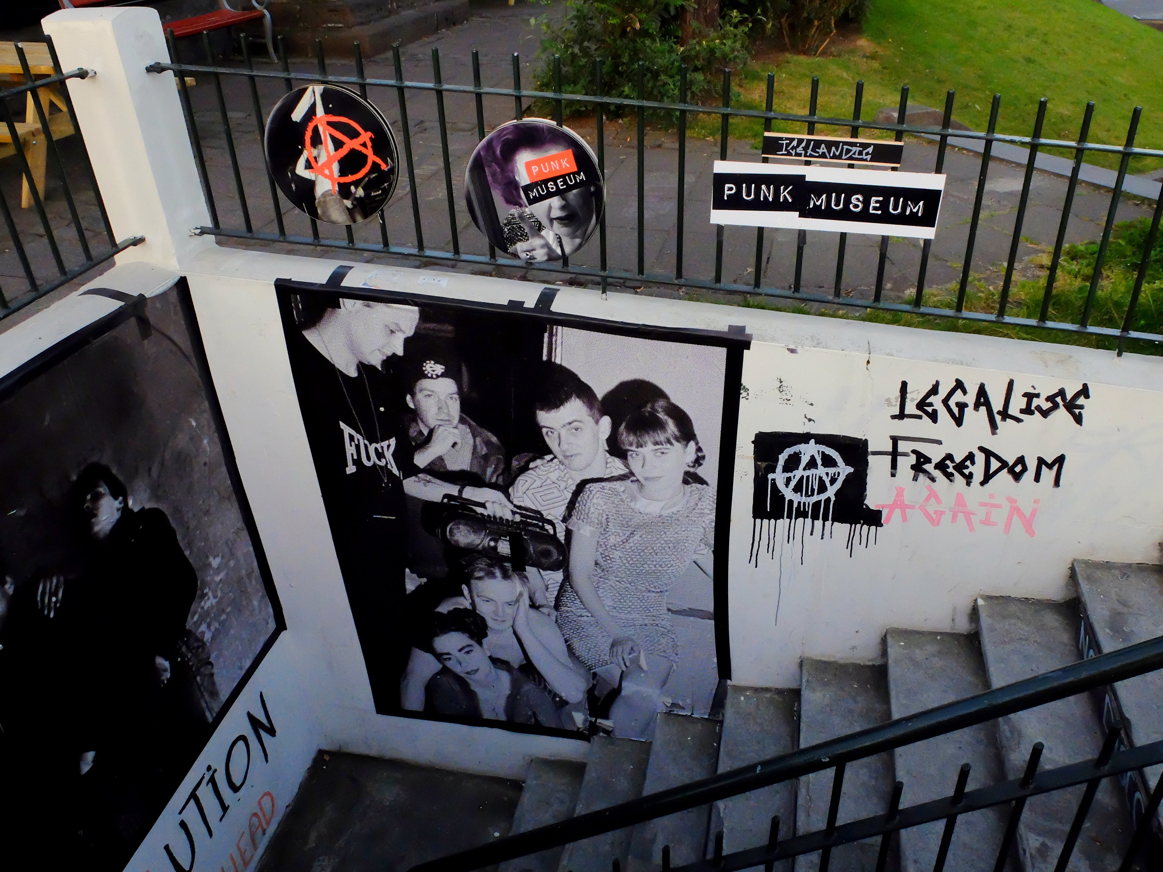 Former public toilet is home for a punk museum Museeum